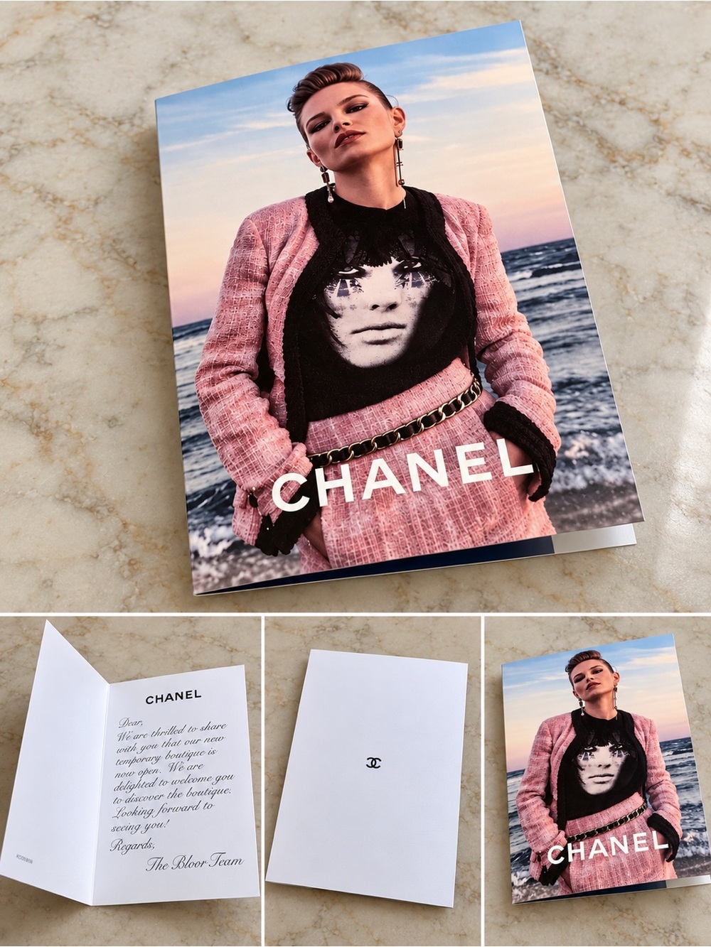 CHANEL Bloor Street Boutique Opening Invitation Card Collectible